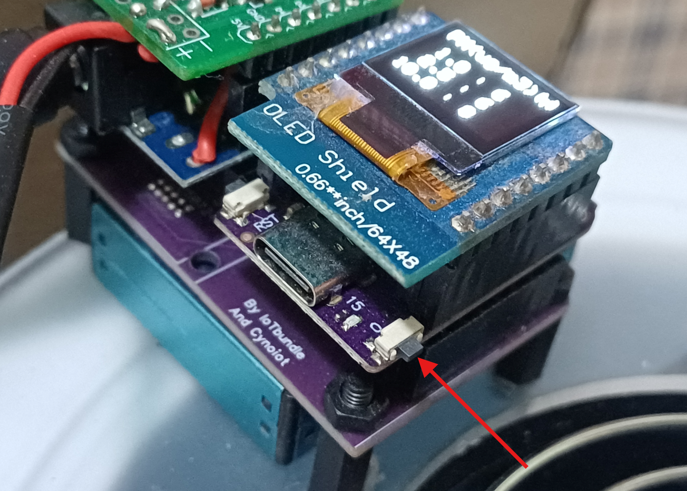 purifier mode button